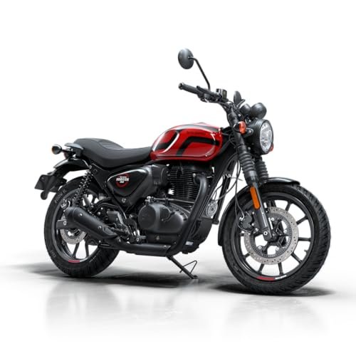 Royal Enfield Hunter 350 with Disc & Alloy Wheels Motorcycle (London Red) Booking for Ex-Showroom Price