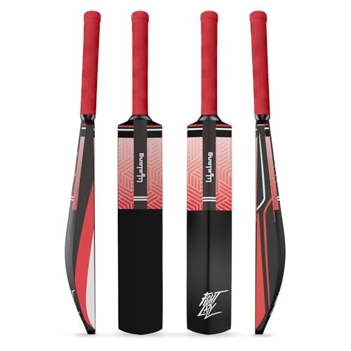 Lifelong Cricket Bat | 28 Inches Plastic Cricket Bat for Soft Tennis Ball | Lightweight Fiber, Hard Plastic, Anti-Slip Grip | Ideal for Kids, Practice, Turf (8-12 yrs)