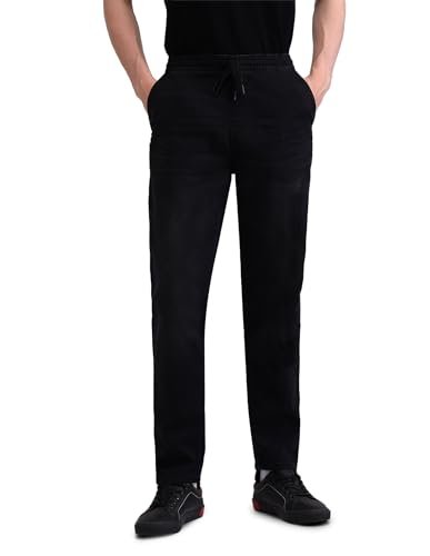 U.S. POLO ASSN. Mens Washed Jogger (UDJOGO0113_Black_32)