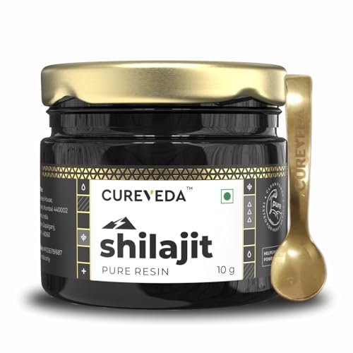 Cureveda Himalayan Shilajit For Men Resin 10 gm