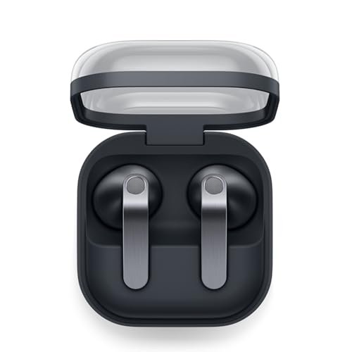 Samsung Galaxy Buds4 (Black) in-Ear Wireless Earbuds with Hi-Fi Audio | Adaptive ANC and EQ 2.0 | 360-Audio | Live Translation | Head Gesture Control | IP54