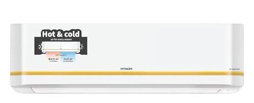 Hitachi 1.5 Ton 3 Star Hot & Cold Inverter Split AC with Expandable Technology (100% Copper, Dust Filter, 3100HP RSQG318HGXA, White)