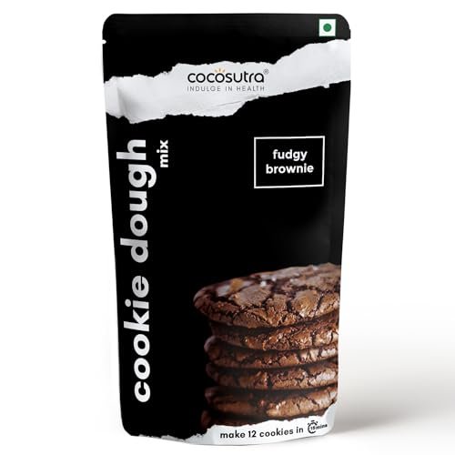 Cocosutra Fudgy Brownie Cookie Dough Mix, 220g