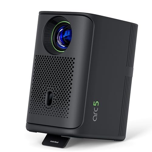 Lumio Arc 5 Portable Home Projector | Official Google TV with Netflix | Native 1080p Full HD | 4K Support | 200 ANSI Lumens | Auto Keystone | Dolby Audio | Sealed Light Engine | Bluetooth Speaker