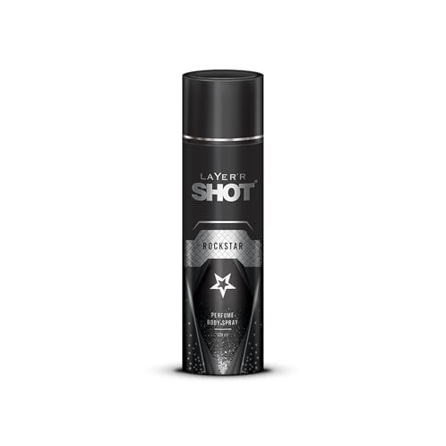 Layer’r SHOT Rockstar Deodorant Body Spray for Men, 120ml