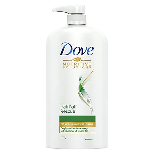Dove Hair Fall Rescue Shampoo 1 L|| For Damaged Hair|| Hair Fall Control for Thicker Hair – Mild Daily Anti Hair Fall Shampoo for Men & Women