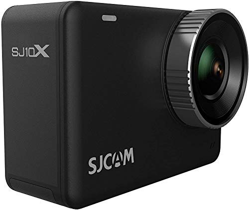 SJCAM SJ10X Optical 12 MP 4K24fps | 5.91 cm (2.33″) UHD IPS Touch Display Action Camera | 10M Waterproof Body | Gyro Stabilization | Mono (1 Internal Microphone) | VLOGING, Black