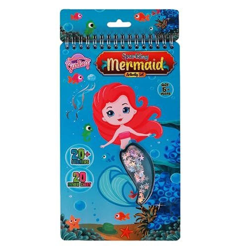 STRIDERS Sparkling Mermaid Activity Set – A Fun and Creative kit for Kids, Perfect for Imaginative Play, Crafting, Enhancing Creativity, fine Motor Skills, and Artistic Fun.