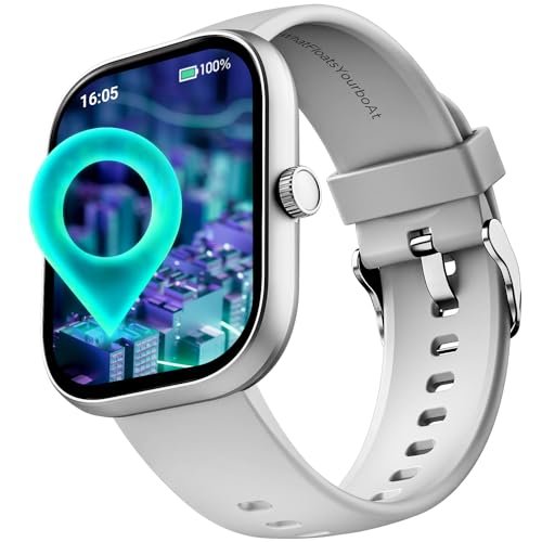 boAt Wave Sigma 3 w/Turn-by-Turn Navigation, 2.01″ (5.1 cm) HD Display, Bluetooth Calling, Crest+ OS, QR Tray, Watch Face Studio, Coins, Emergency SOS Smart Watch for Men & Women(Cool Grey)