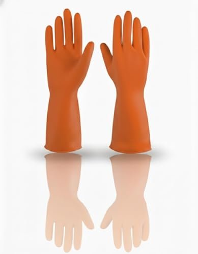 Scrubbly Multipurpose Cleaning Gloves – Reusable, Anti-Slip & Durable for Dishwashing, Kitchen, Gardening & Home Cleaning (1 Pair)