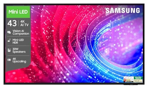 Samsung 43 inches Mini LED 4K Samsung Vision AI Smart TV UA43M2EHAULXL