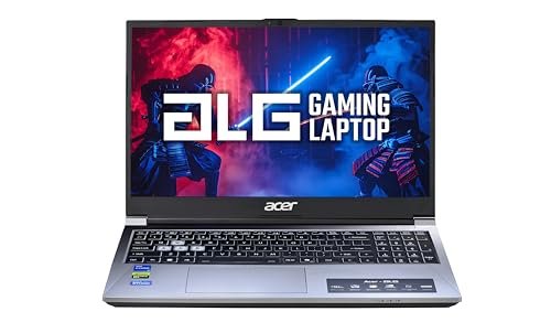 Acer ALG, Intel Core7-240H Processor, NVIDIA GeForce RTX 3050-6GB DDR6, 16GB RAM, 512GB SSD, FHD 15.6″/39.62 cm, 144Hz, Windows 11 Home, Steel Gray, 1.99 KG, AL15G-53, Gaming Laptop