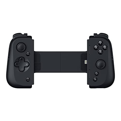 Razer Kishi V2 for iPhone,Mobile Gaming Controller,Lightning Connection,Console Level Control,Secure Fit,Telescopic Bridge for Ultra-Low Latency,Pass-Through Charging,Nexus App,Xibi-Two for iPhone