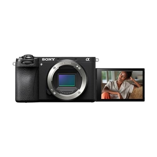 Sony Alpha ILCE-6700 APS-C Interchangeable-Lens Mirrorless Camera (Body Only) | Made for Creators | 26.0 MP | Artificial Intelligence Based Autofocus | 4K 120p Recording – Black