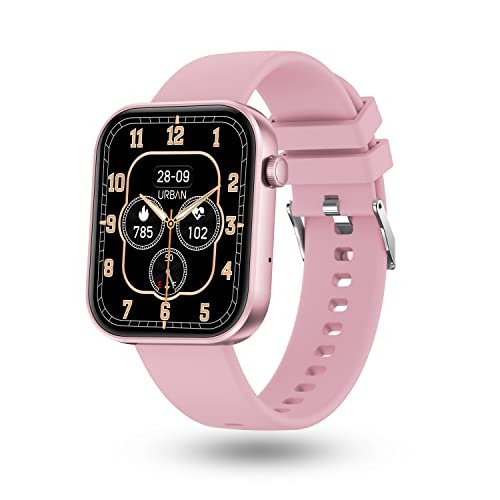 URBAN Nexus M Smart BT Calling Smart Watch with Massive 2.0″ Super HD Display, One-Connect Realtek Chipset, Games, 120+ Sports Modes, 150+ Watch Faces, Dedicated Health Sensors (Rose Gold)
