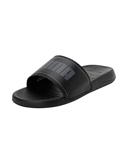 Puma unisex-adult Slide Max Black-Cool Dark Gray Slide Sandal – 6 UK (39453701)