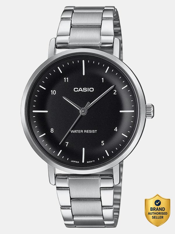 CASIO LTP-VT03D-1BDF LTP-VT03 Analog Watch  – For Women