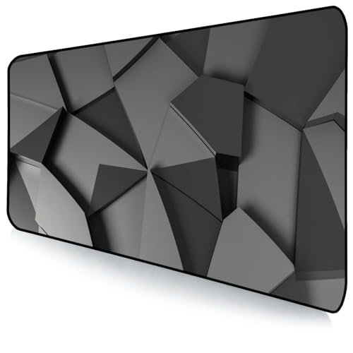 Tukzer Extended Gaming Mouse Pad/Desk Mat for Speed & Precision Operation, Non-Slip Rubber Base,Smooth Cloth Surface for Laser & Optical Mouse,Laptop,MacBook,Keyboard,Office 580x280mm(GD14-01)