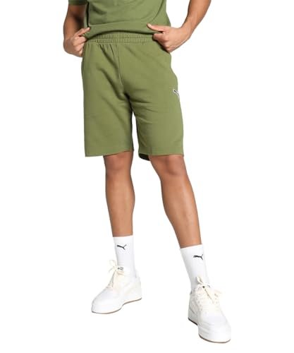 PUMA Men, BETTER ESSENTIALS Shorts 9″, Olive Green, XL, (67882733)