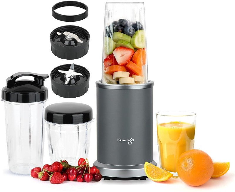 Kuvings 2025 New Launch Nutri Blender PRO 2.0 Gunmetal Grey, Upgraded 2 Blades, Powerful 1000 W Mixer Blender(2025 New Launch Nutri Blender PRO 2.0 Gunmetal Grey, Powerful 1000W Motor | 2 Jars | Gunmetal)