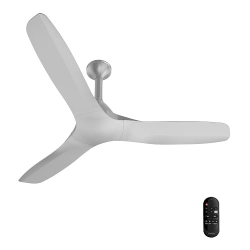Crompton Silent Pro Fluido Wave 1200mm iOT BLDC Ceiling Fan | Luxury Design | Wi-Fi, Bluetooth & Remote | Alexa & Ok Google | Fine Speed Tuning | Low Noise | 4 Year Brand Warranty | Fog Grey