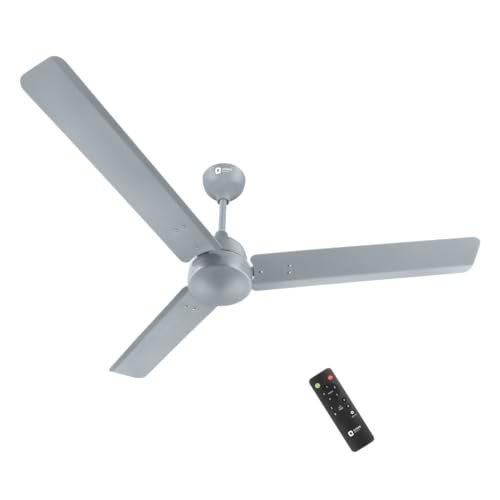 Orient Electric Newly launched 1200 mm Uno BLDC | BLDC energy saving ceiling fan with Remote |BEE 5-star rated | Saves up to 50% on electricity bills | 3-year warranty by Orient | Glacier Grey