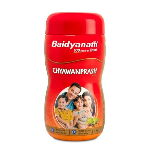 Baidyanath Ayurved Chyawanprash 1 KG | Helps in Improves Respiratory and Digestive Health, Strength and Stamina | Enriched with 39 Vital Ayurvedic Herbs like Amla, Ashwagandha