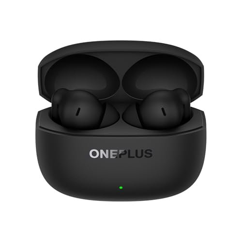 OnePlus Nord Buds 4 TWS Earbuds with 52dB Real-time ANC, Game Sound Spatial Audio, 6-Mic AI Clear Calls, Up to 54hrs Playback, 10 min for 11 hrs Fast Charging, Bluetooth 6.1 – Stellar Black