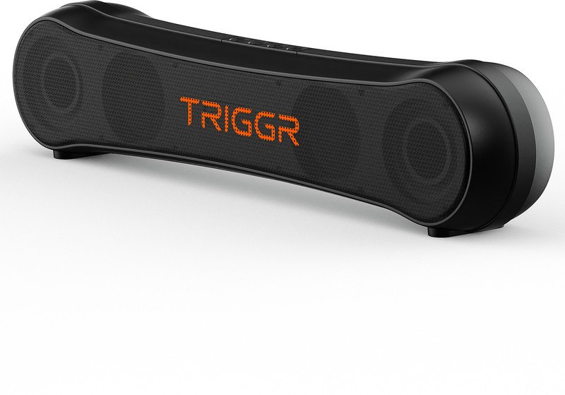 TRIGGR Horizon 16 with Dual Drivers, 7Hrs Playtime, MEMS Mic, TWS Function 16 W Bluetooth Speaker(Elite Black, 2.0 Channel)
