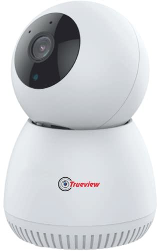 Trueview 3MP WiFi Robot Security Camera | 360° Pan Tilt | All-Time Color Night Vision | AI Auto Tracking & 2-Way Audio | Alexa Compatible | Supports 256GB Memory Card | STQC Certified for Privacy