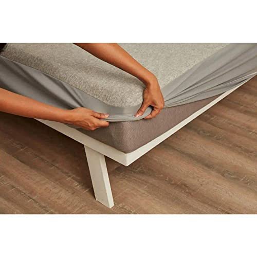 Wakefit Water Proof Terry Cotton Mattress Protector | Grey | Machine Washable | Super Soft | Fits Mattress Upto 10 inches
