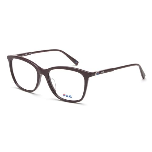 FILA Eyewear| Square | Women | Medium | Shiny Burgundy Acetate Frame