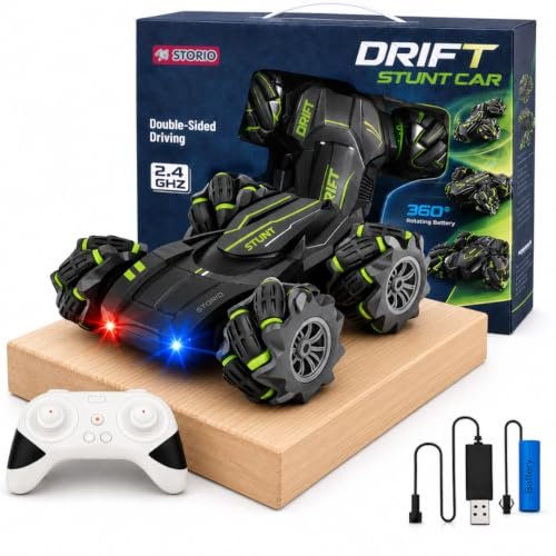 Storio RC Car 4×4 Drifting Car for Kids & Adult | Remote Control Car Toy | High Speed Remote Racing Cars for Boys 7-14 Years | Double Sided Driving | 360° Rotation