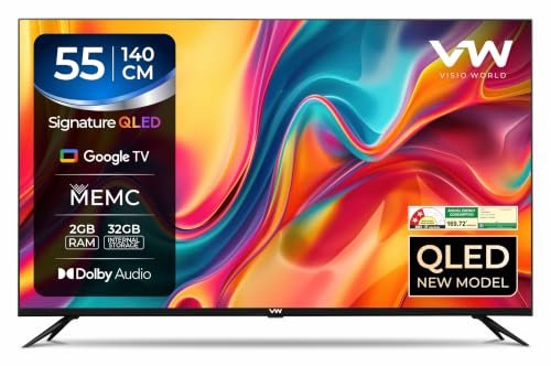 VW 140 cm (55 inches) Pro Series 4K Ultra HD Smart QLED Google TV VW55GQ2