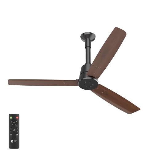 Orient Electric Newly Launched 1200 mm Proton BLDC | BLDC energy saving ceiling fan with Remote |BEE 5-star rated | Saves up to 50% on electricity bills | 3 year warranty by Orient | Dark Teakwood