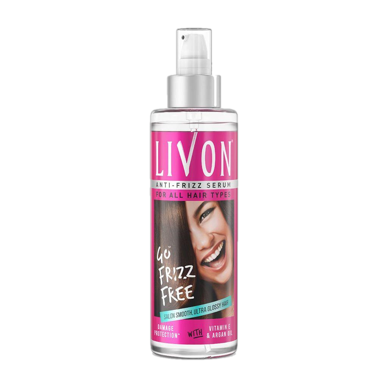 LIVON Hair Serum,For Dry & Frizzy Hair, Provides shine, smoothness & damage protection(200 ml)