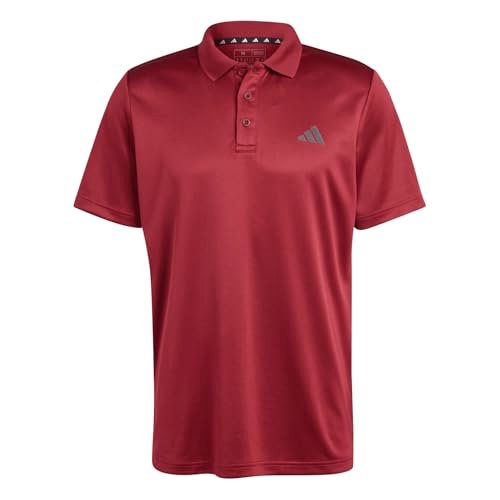 adidas Men’s Tr-ES Polo, Training Polo Shirts, Red, Small
