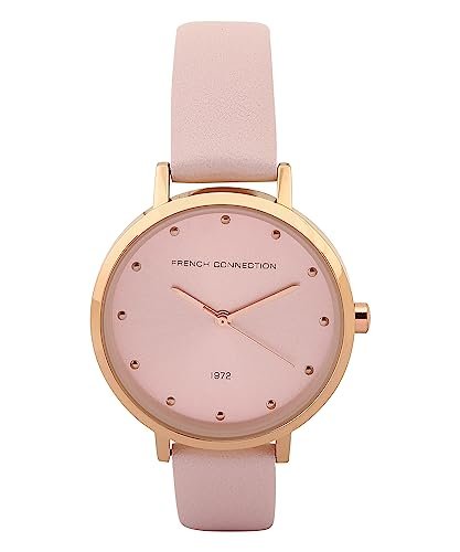 French Connection Hazel Pink Round Analog Watch for Women – FCN00080F