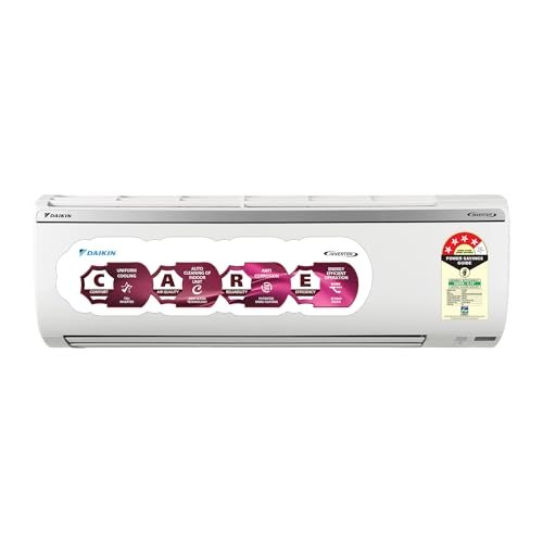 Daikin 1.5 Ton 4 Star Inverter Split AC (Copper | PM2.5 Filter| Dew Clean | Hepta Sense | Triple Display | Stabilizer Inside | FTKP50XV) White