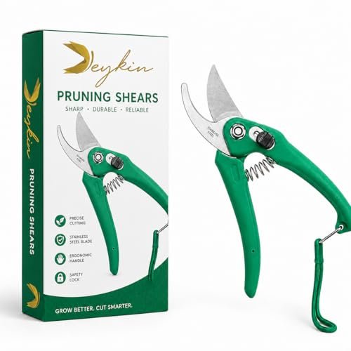 KEYKIN Hand Pruner Cutter – 1 Pc, Heavy Duty Gardening Tools Grass Cutter, Plant Cutter for Home Garden, Wood Branch Trimmer, Garden Tools Grass Cutting Accessories
