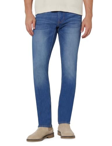 U.S. POLO ASSN. Men’s Mid wash with Dry Process Regallo – Skinny Fit Jeans (UDJENO2160_Blue_32)