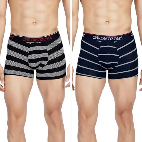 Chromozome Mens Trunk CZ 406 (Pack of 2) Multi 8 S