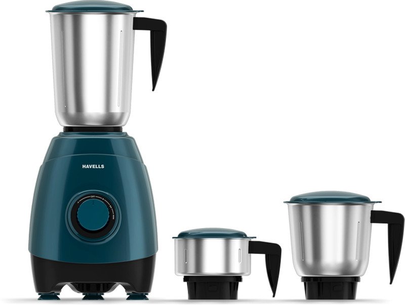 HAVELLS ESO 750 W Mixer Grinder(GHFMGELG075 | 3 Jars | Green)