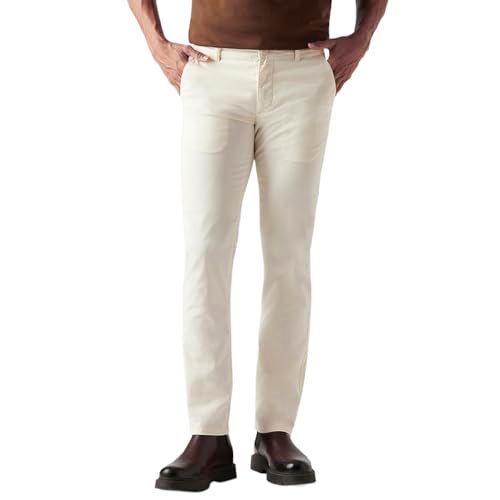 Levi’s Men’s 511 Off White Slim Fit Mid Rise Jeans