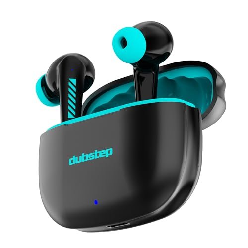 Dubstep Buzz X3 Pro in-Ear Wireless Earbuds with Upto 42 hrs Playtime, 13mm Dynamic Drivers, X-Bass Technology, ENC, Clear Calls TWS Earbuds, Bluetooth V5.3 Earphones,Type-C Fast Charging (Blue/Black)