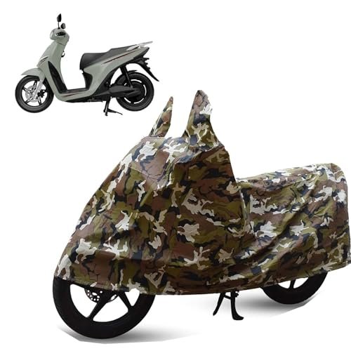 Sulfar Bike Cover for VinFast Evo200 / Feliz S (EV) (Electric Scooter) | Waterproof, Dustproof & UV Protected | All Weather Two Wheeler Cover (Army Green) New 2026 Variants