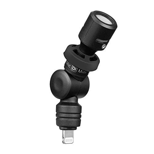 Saramonic SmartMic Di Mini Ultra-Compact Omnidirectional Condenser Microphone Lightning for iPhones & iPads Tiny External Mic for Video Recording Vlogging Live Streaming
