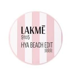 Lakme 9to5 Hya Matte, Beach Edit Cushion Foundation, N 260-Neutral Honey, Matte Finish, Buildable Coverage, SPF 40, 12 gm
