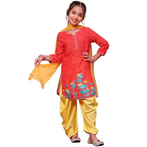 Biba GIRL PRINTED RELAXED KID(KW3535E_REDYELLOW_5)