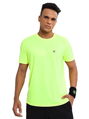Solid Active Tshirt with Logo_CS700426M – Lime : Size – M
